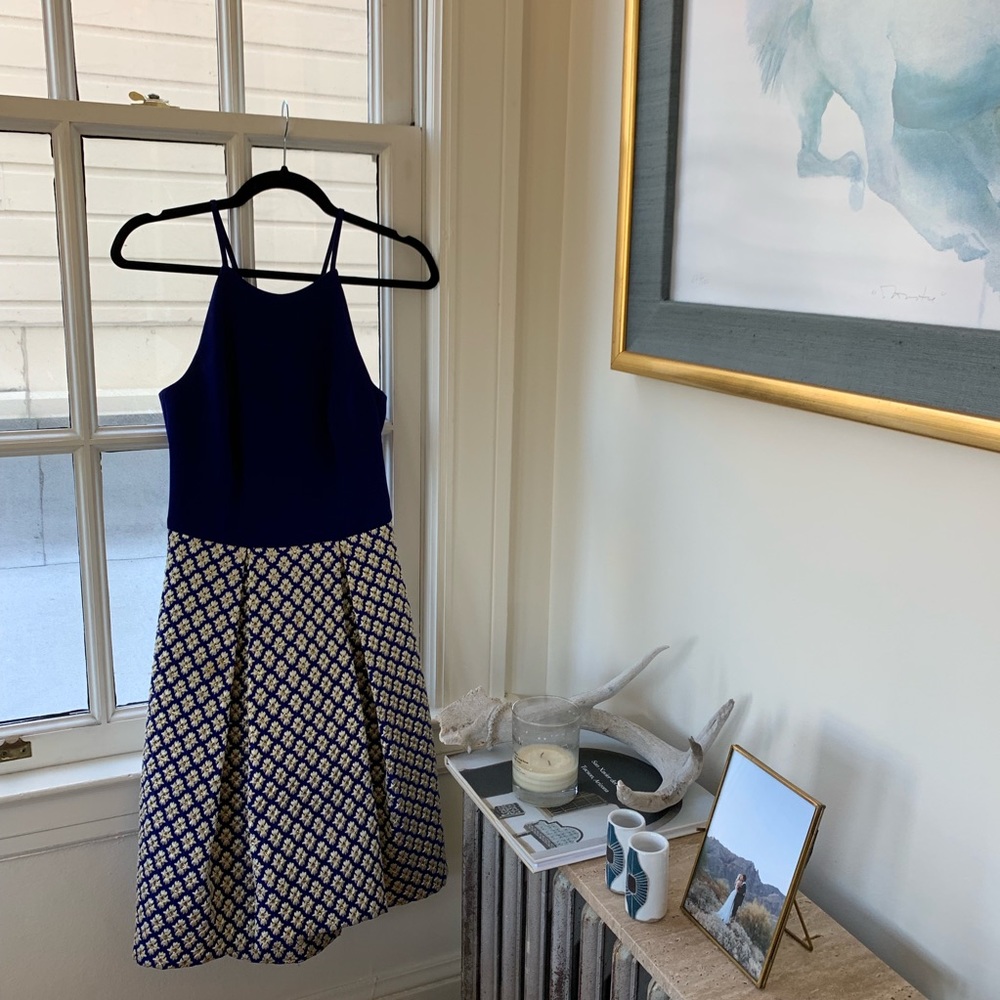 Phoebe Couture Neiman Marcus Jaquard Dress